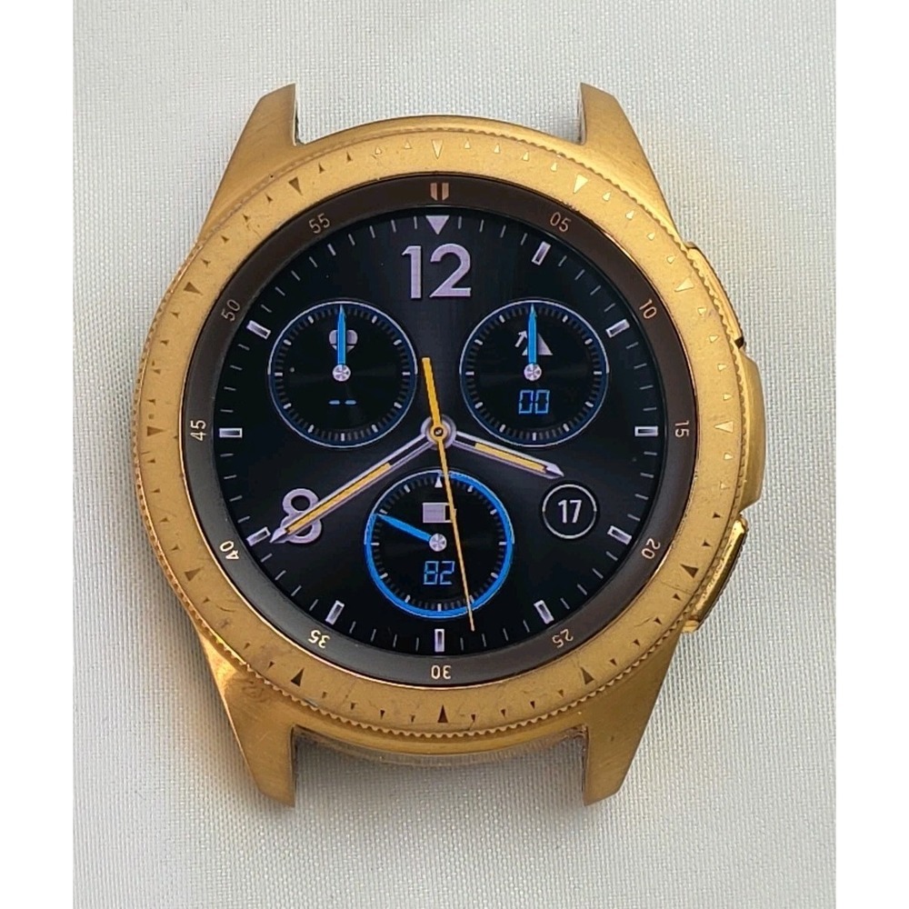 Samsung Galaxy Watch SM-R810 Smartwatch 42mm Bluetooth Wifi - Gold No Band Or Ch